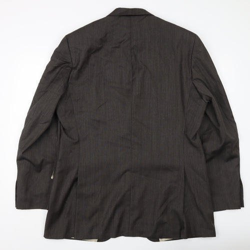Austin Reed Men's Black Long Blazer 44L, Formal
