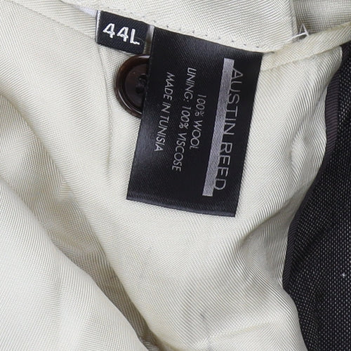 Austin Reed Men's Black Long Blazer 44L, Formal