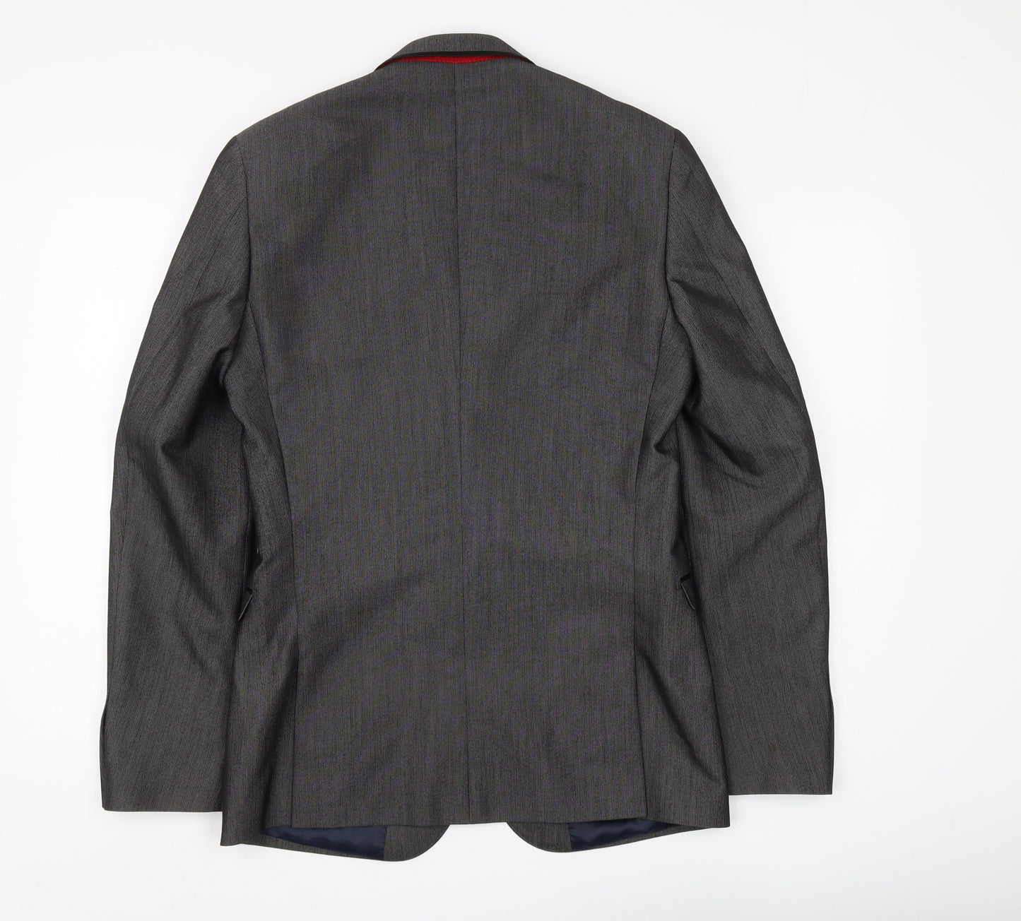 Benetti Men's Grey Slim Fit Blazer - Size 36L