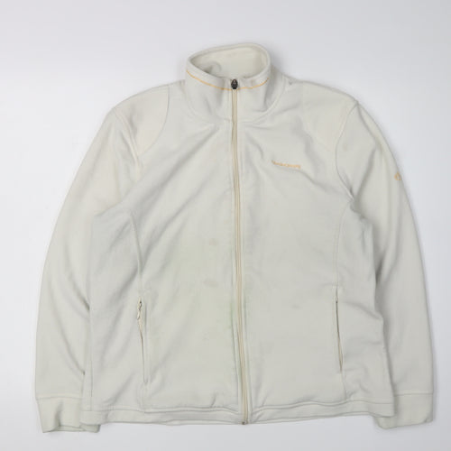 Craghoppers Women's White Fleece Jacket Size 14