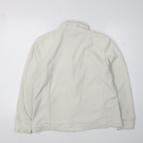 Craghoppers Women's White Fleece Jacket Size 14
