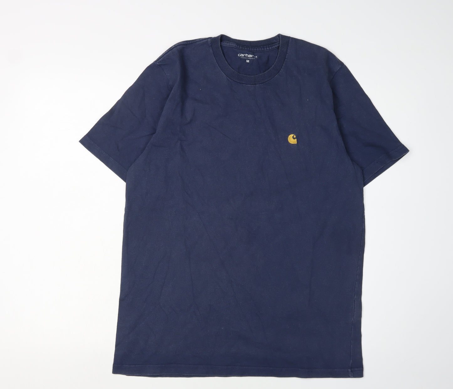 Carhartt Men's Blue Medium Cotton Logo T-Shirt