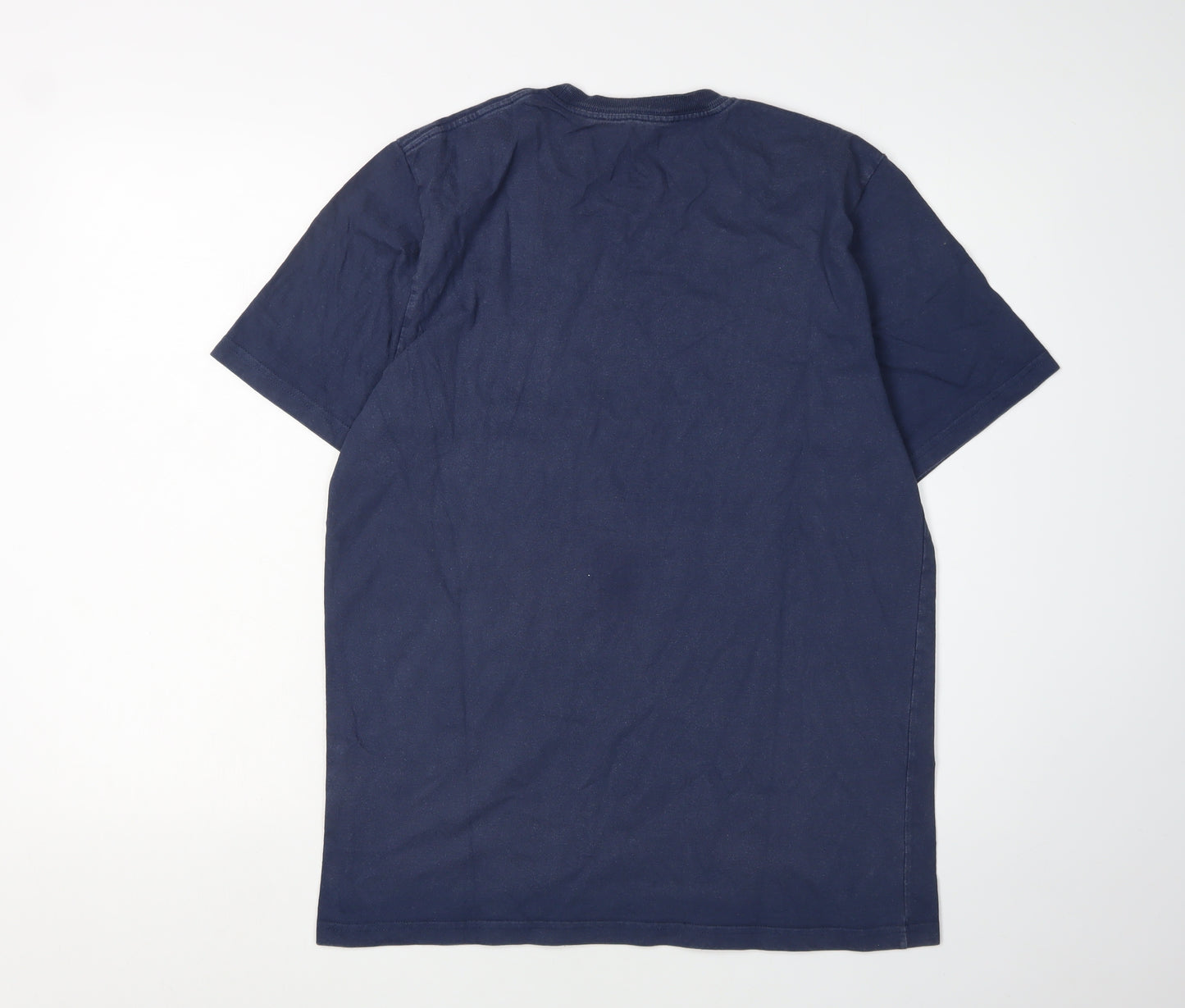 Carhartt Men's Blue Medium Cotton Logo T-Shirt
