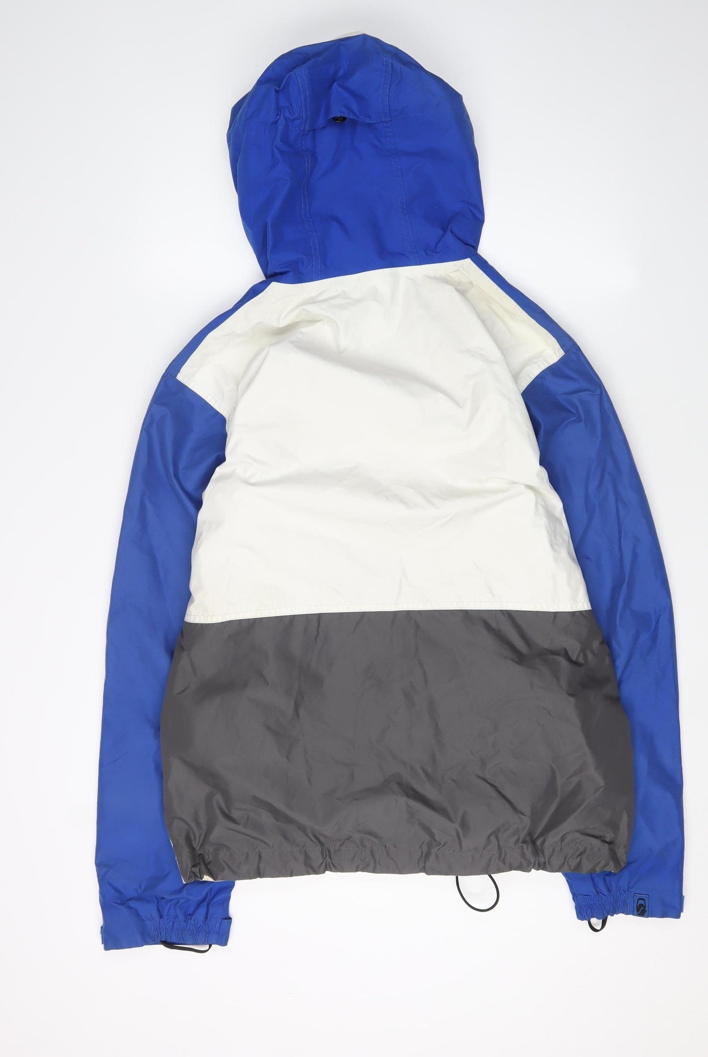 Bonfire Men's Blue Windbreaker Jacket, S, Hooded Waterproof Casual