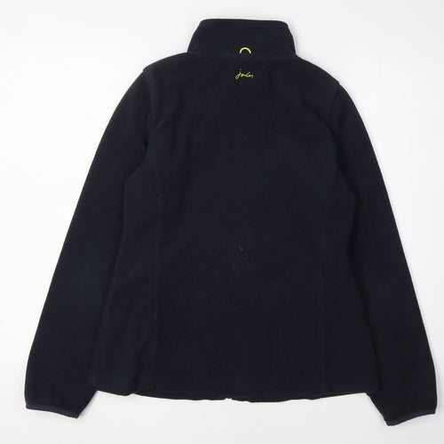 Joules Women's Blue Fleece Jacket, Size 12, Casual