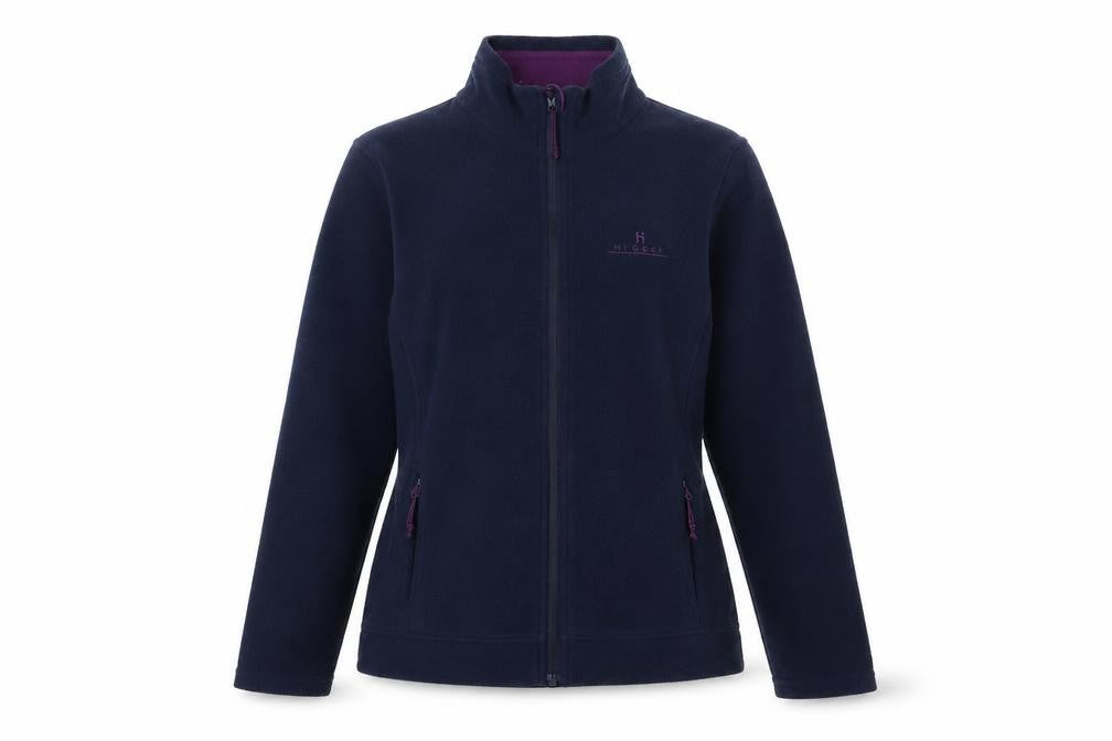 Front view of Hi Gear Women's Blue Fleece Jacket, size 8