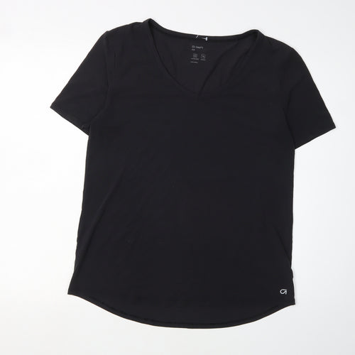 GapFit Women's Black XS V-Neck Gym T-Shirt