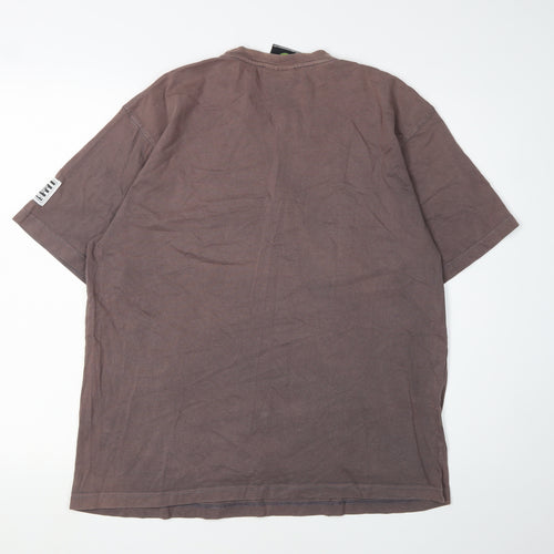Breizh Punishers Men's Brown Graphic T-Shirt L