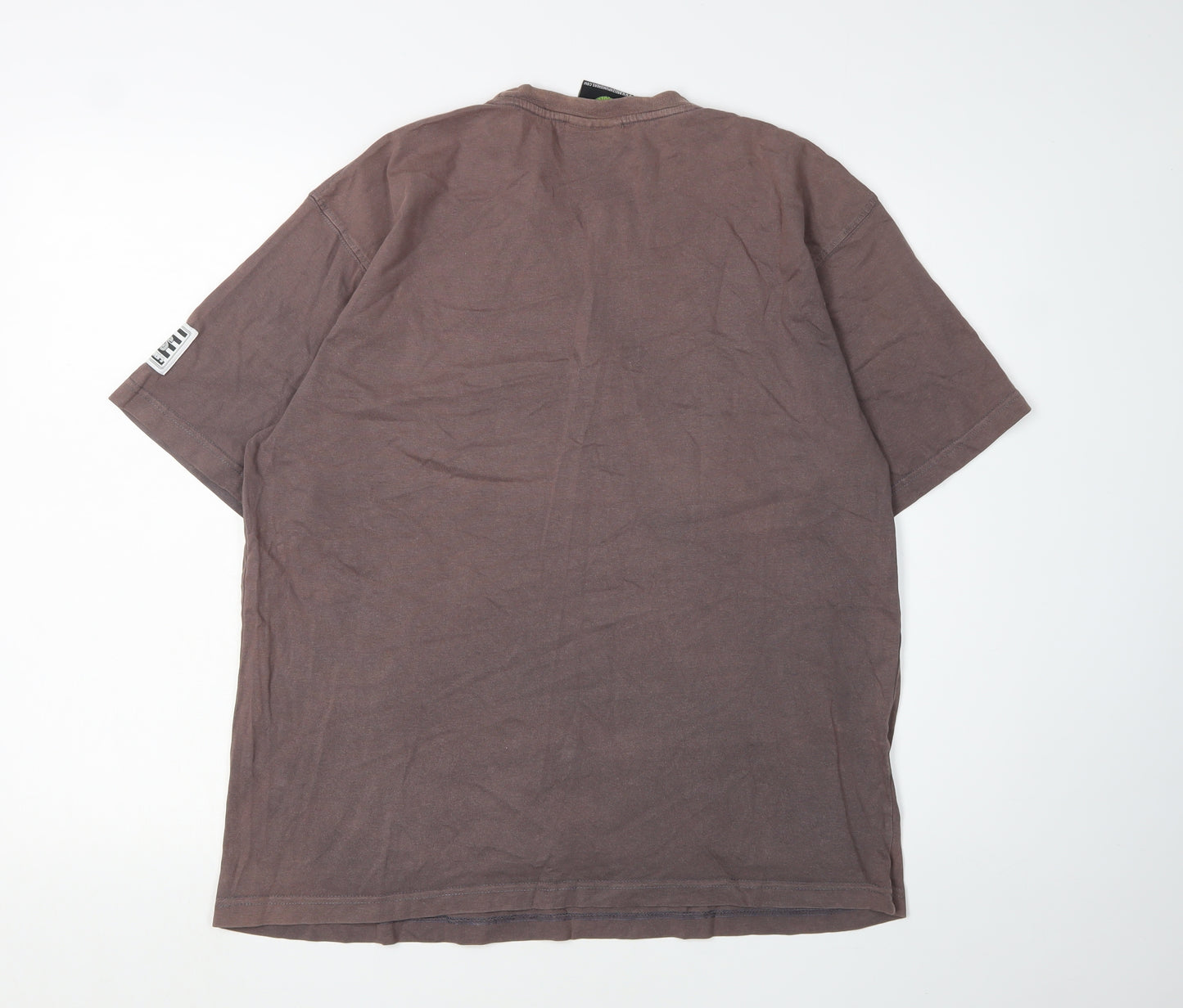 Breizh Punishers Men's Brown Graphic T-Shirt L