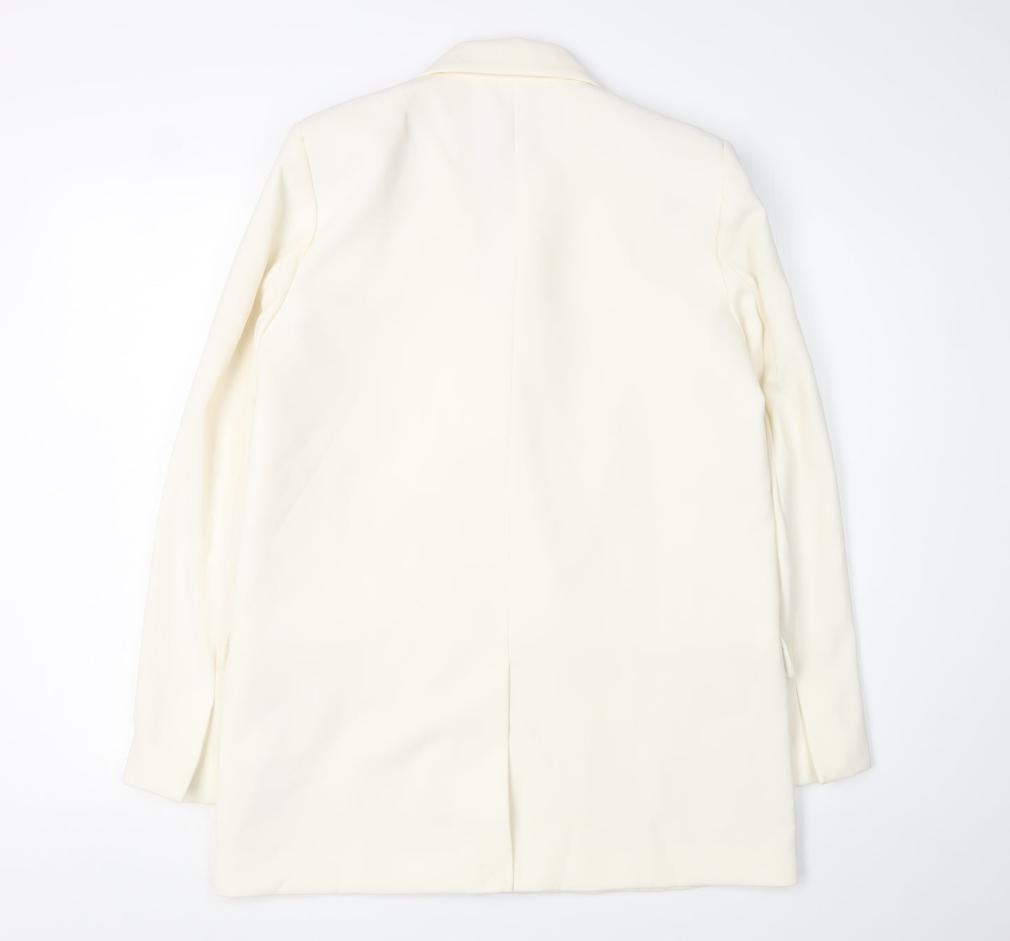 Zara Women's White Blazer Size M, Regular Fit