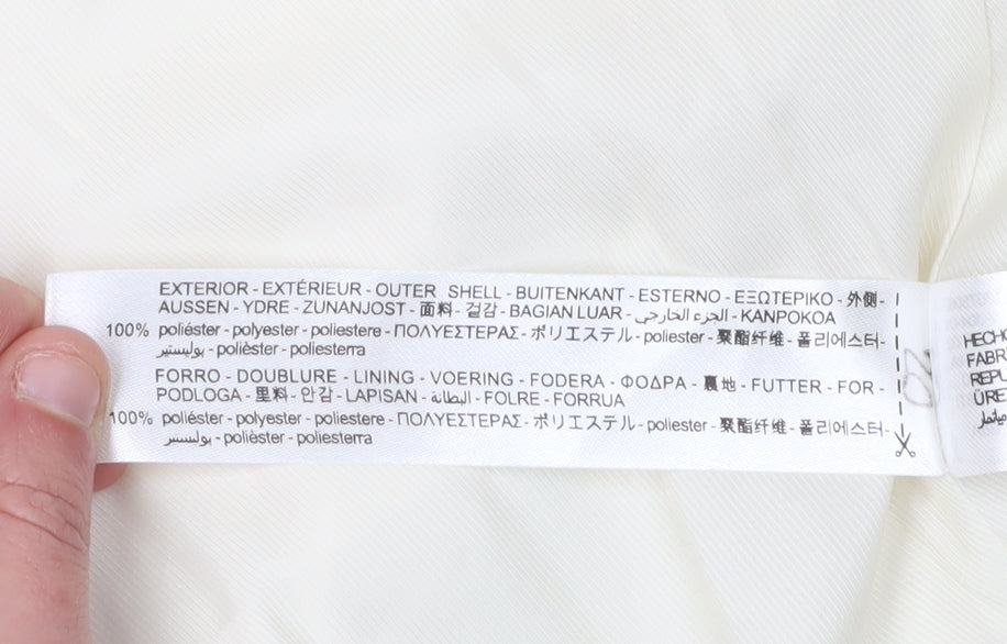 Zara Women's White Blazer Size M, Regular Fit