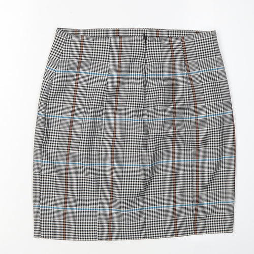 ASOS Women's Check Pencil Skirt Size 10 Multicoloured