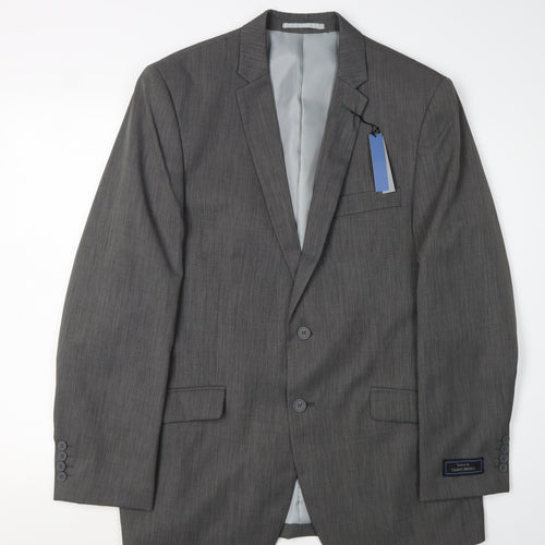 Thomas Brooks Men's Grey Blazer 40R Business Formal