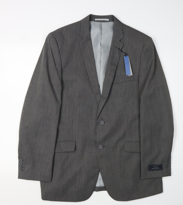 Thomas Brooks Men's Grey Blazer 40R Business Formal