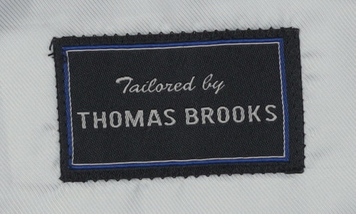 Thomas Brooks Men's Grey Blazer 40R Business Formal