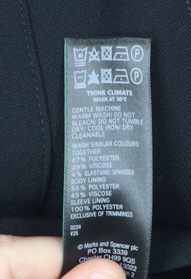 Marks and Spencer Women's Black Blazer UK 16 Business