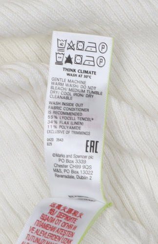 Marks and Spencer Ivory Cardigan XS Women's Knitwear