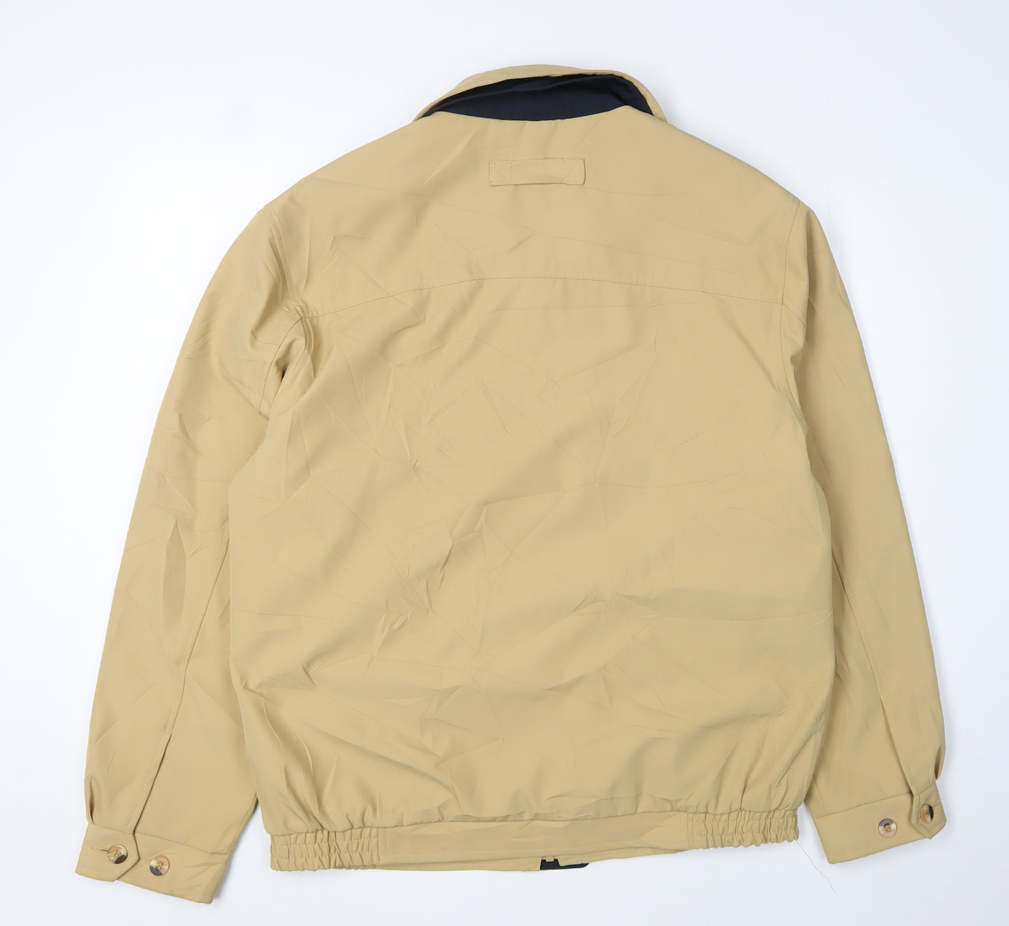 Lapidus Men's Beige Bomber Jacket, Size 42, Classic Style