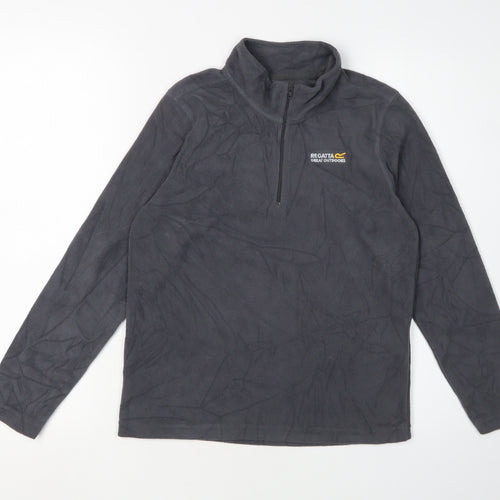 Regatta Boys Grey Fleece 1/2 Zip Sweatshirt 11-12 Years