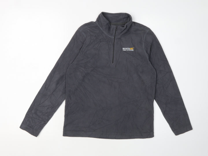 Regatta Boys Grey Fleece 1/2 Zip Sweatshirt 11-12 Years