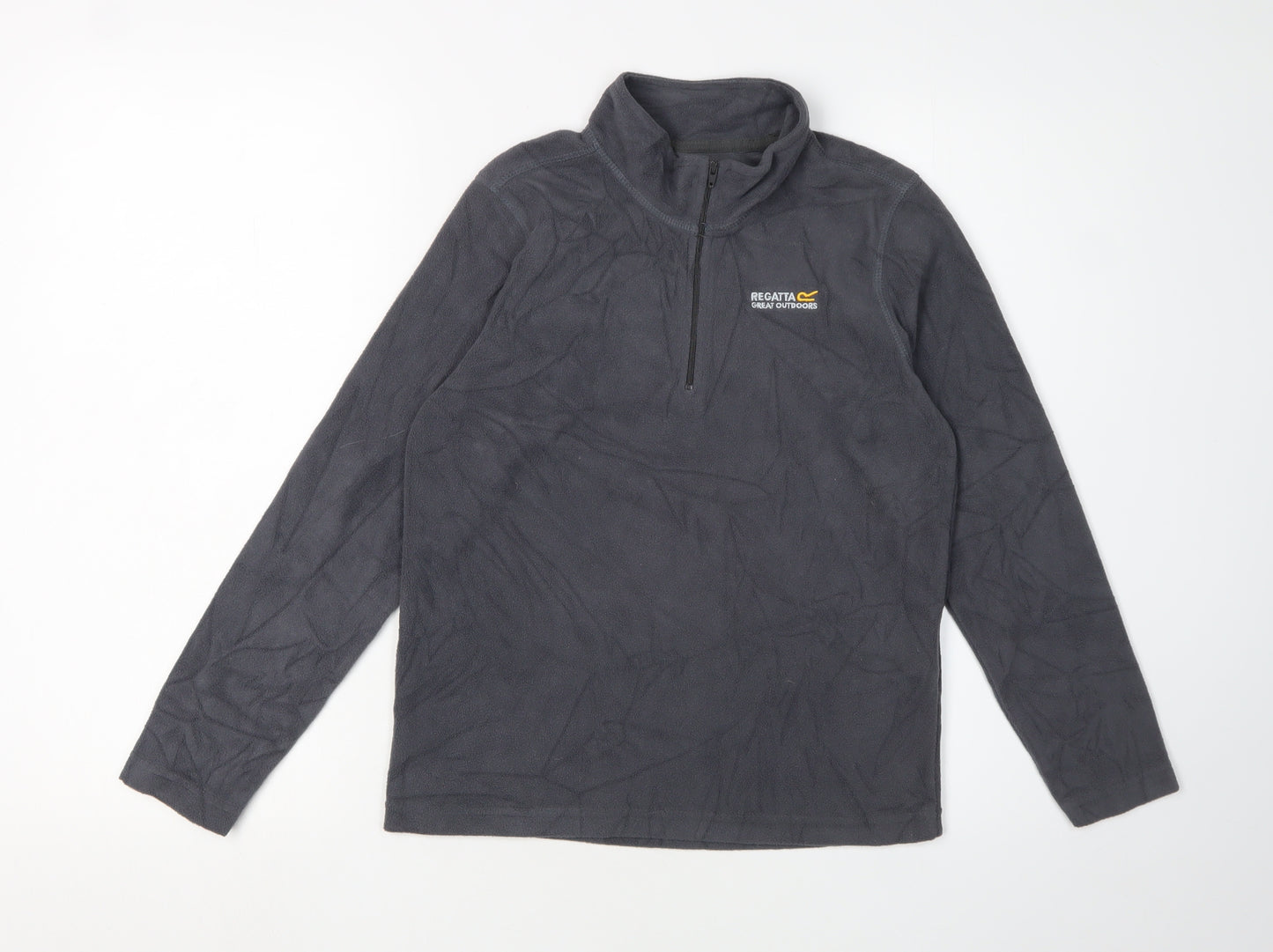 Regatta Boys Grey Fleece 1/2 Zip Sweatshirt 11-12 Years