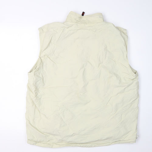 Silanta Beige Waistcoat 2XL Unisex, Full Zip, Casual