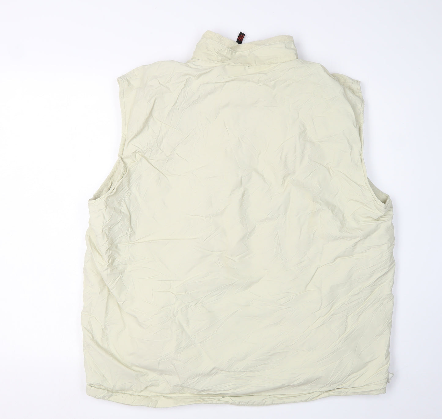 Silanta Beige Waistcoat 2XL Unisex, Full Zip, Casual