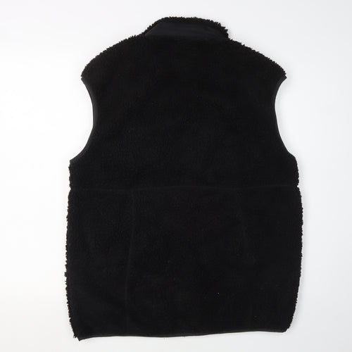 Noisy May Women's Black Fleece Waistcoat, M, Casual Style