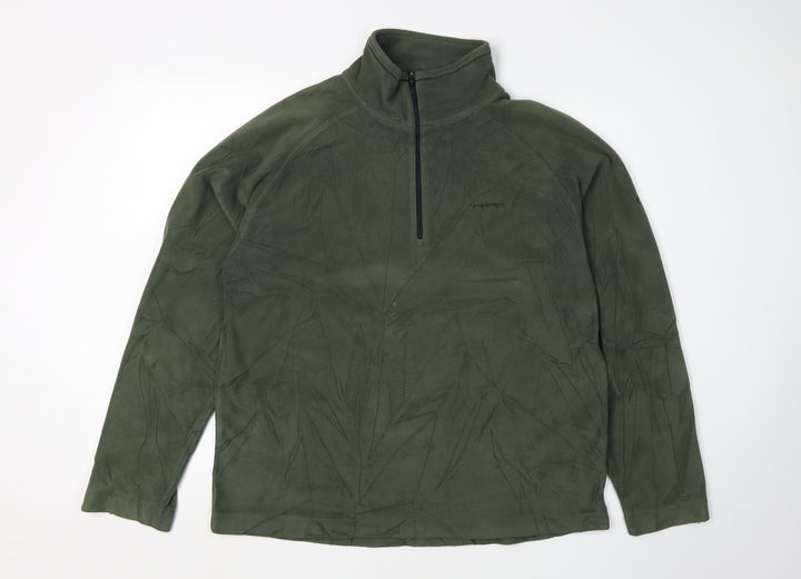 Craghoppers Men's Green 1/2 Zip Fleece Sweatshirt M