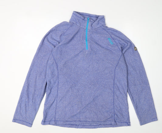 Regatta Women's Blue Henley Lightweight Sweatshirt Size 14