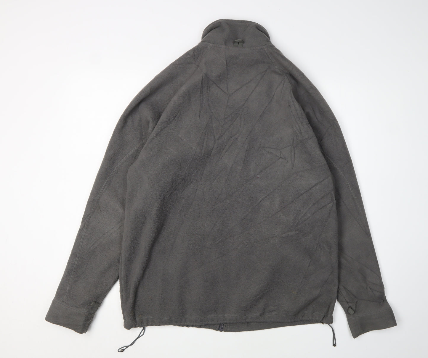 Craghoppers Men's Grey Fleece Jacket Size M Outdoor Logo