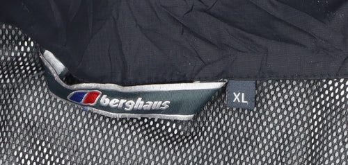 Berghaus Men's Black XL Hooded Windbreaker Jacket