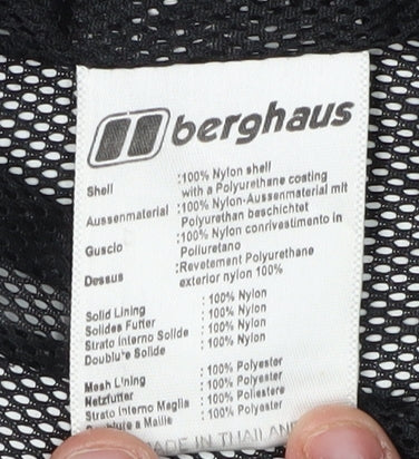 Berghaus Men's Black XL Hooded Windbreaker Jacket