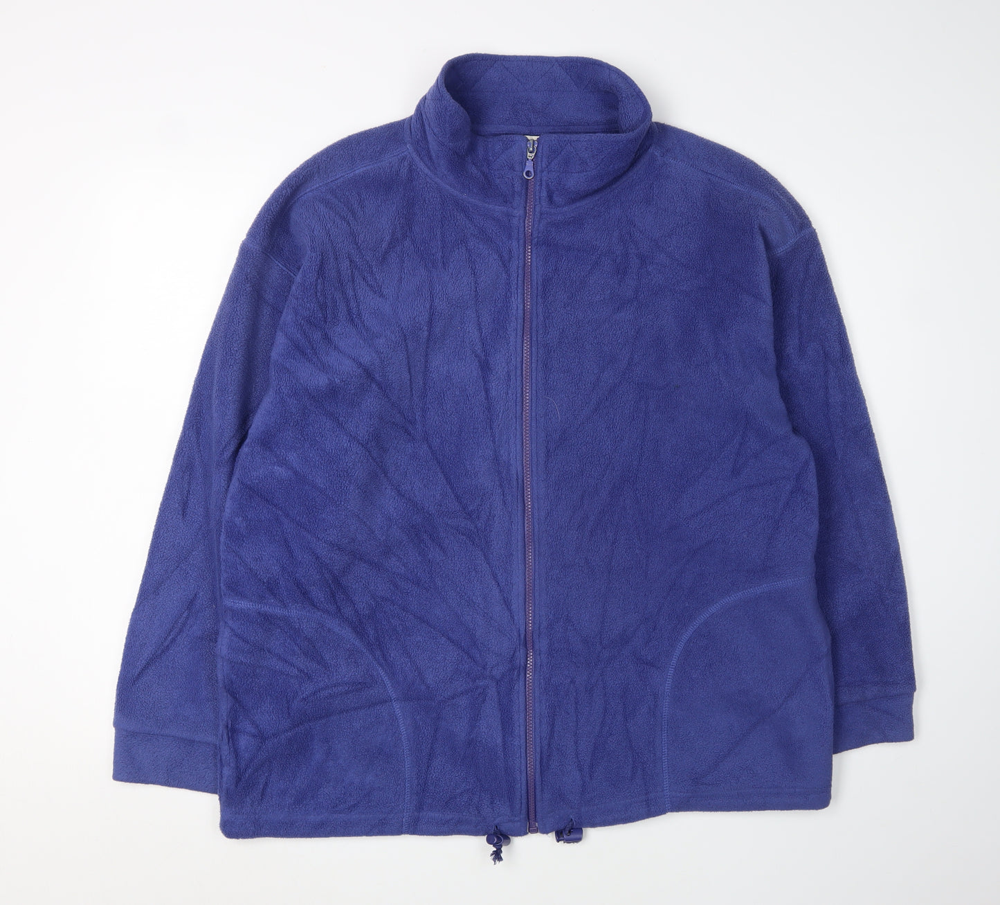 Bon Marché Women's Blue XL Fleece Jacket - Full Zip