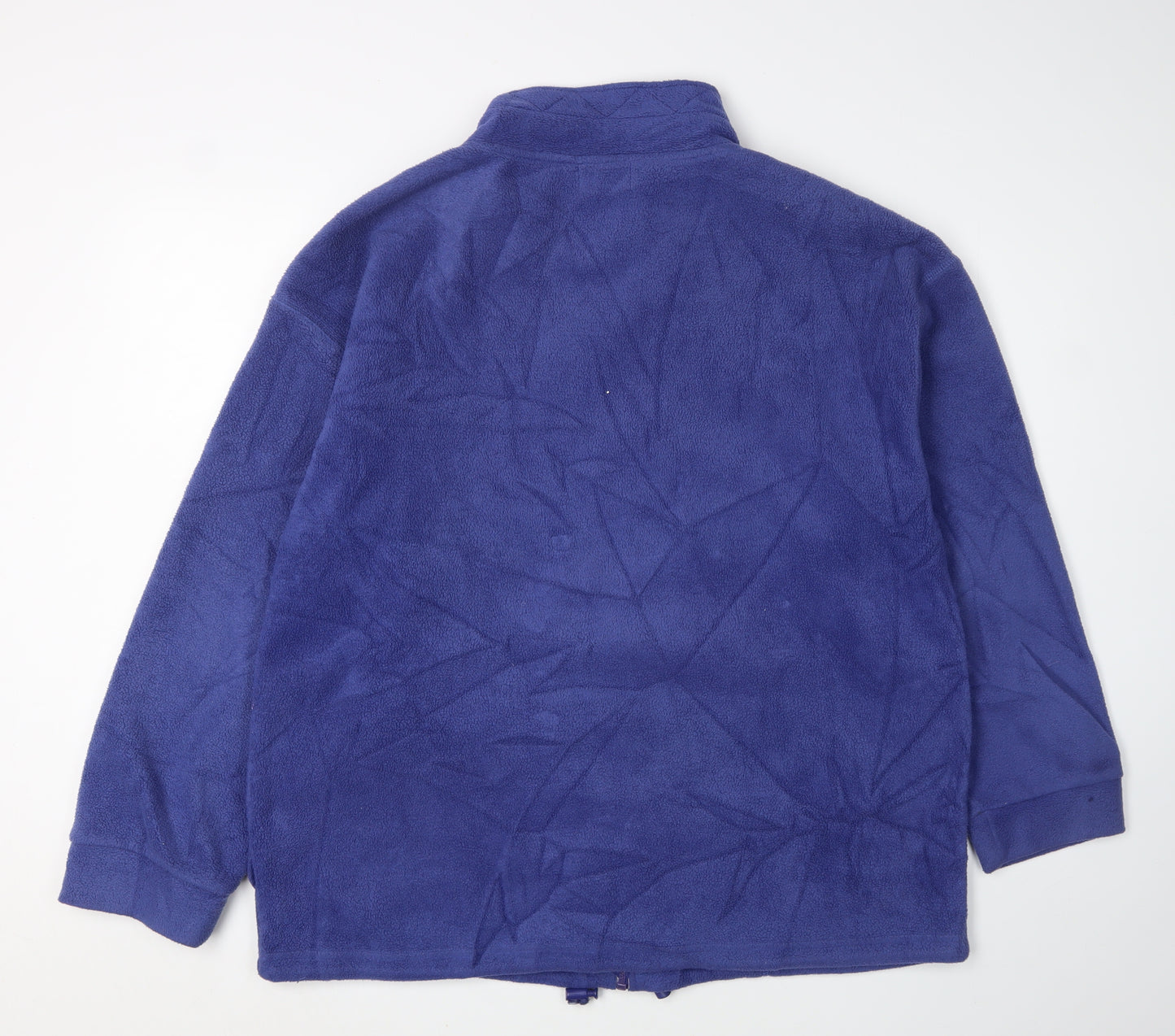 Bon Marché Women's Blue XL Fleece Jacket - Full Zip