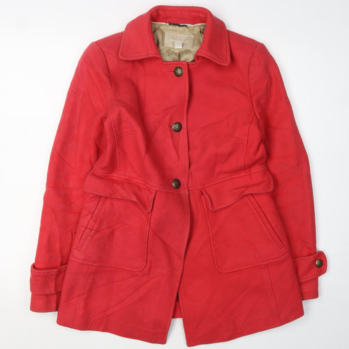 Banana Republic Red Women's Mid-Length Coat S