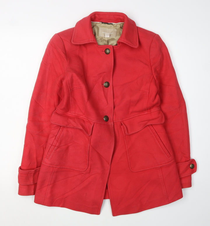 Banana Republic Red Women's Mid-Length Coat S