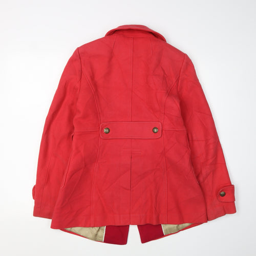 Banana Republic Red Women's Mid-Length Coat S