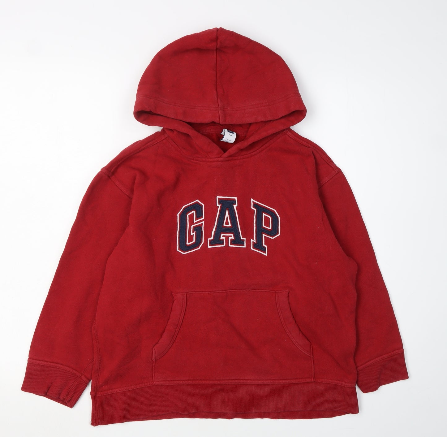 GAP Boys Red Pullover Hoodie 8-9 Years - Casual Comfort