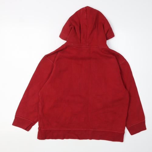 GAP Boys Red Pullover Hoodie 8-9 Years - Casual Comfort