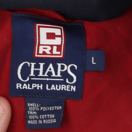 Chaps Ralph Lauren Men's Red Anorak Jacket Size L
