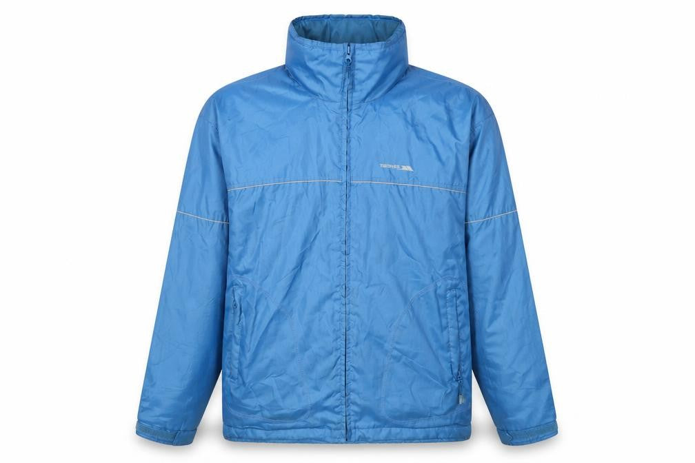 Front view of Trespass Men's Blue Windbreaker Jacket M