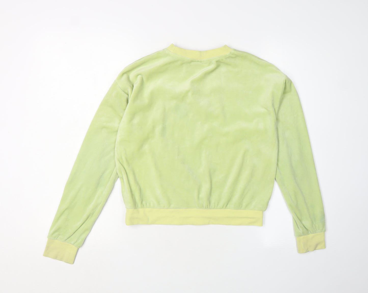 Juicy Couture Girls' Yellow Pullover Sweatshirt 13 Years