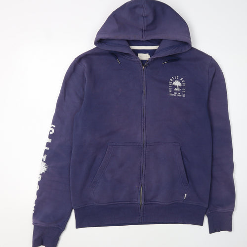 Saltrock Blue Full Zip Women's Hoodie Size M