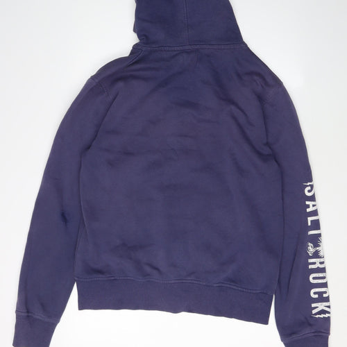 Saltrock Blue Full Zip Women's Hoodie Size M