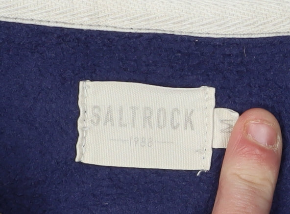 Saltrock Blue Full Zip Women's Hoodie Size M