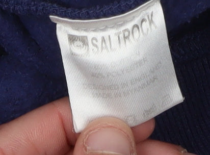 Saltrock Blue Full Zip Women's Hoodie Size M