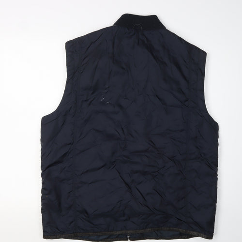 Jasper Conran Men's Black XL Nylon Waistcoat