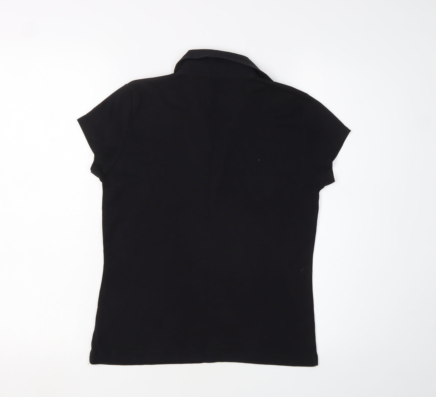 Debbie Morgan Women's Black Polo Shirt S