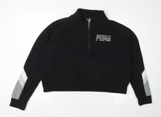 Puma Women's Black Medium Pullover Sweatshirt